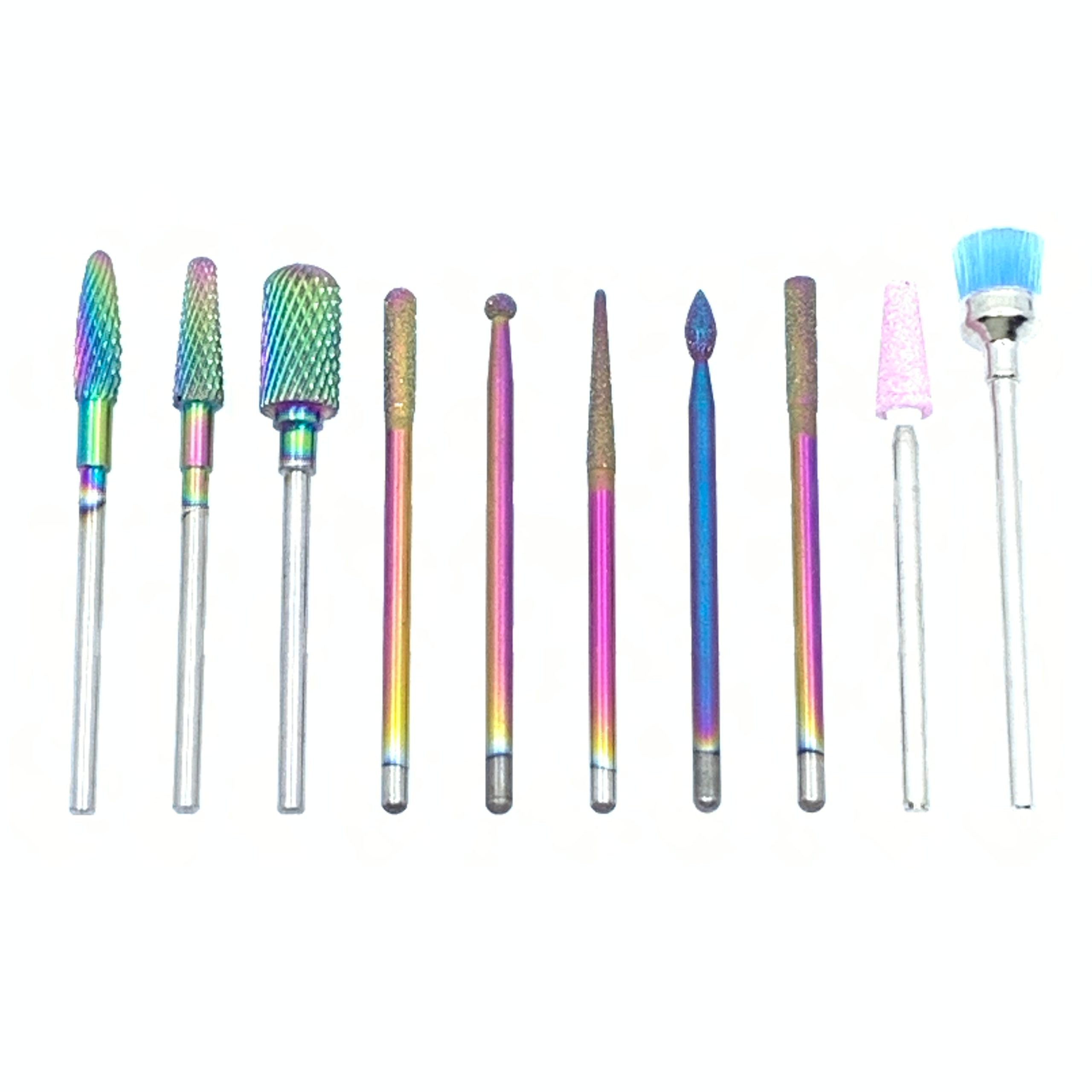 Talons™ Tungsten Carbide Nail Drill Bits Set, 10pcs